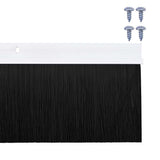 Spazzole per porte a vite 6 pcs Bianco 100 cm Lega di alluminio