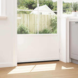 Spazzole per porte a vite 12 pcs Bianco 100 cm
