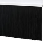 Spazzole per porte a vite 12 pcs Bianco 100 cm