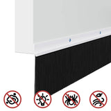 Spazzole per porte a vite 12 pcs Bianco 100 cm