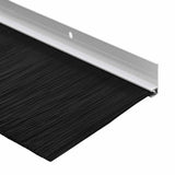 Spazzole per porte a vite 6 pcs Bianco 100 cm Lega di alluminio