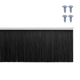 Spazzole per porte a vite 12 pcs Bianco 100 cm