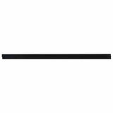Spazzole per porte autoadesive 6 pcs Nero 100 cm