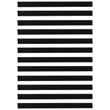 Spazzole per porte autoadesive 12 pcs Nero 100 cm