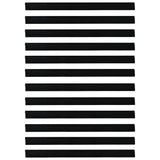 Spazzole per porte autoadesive 12 pcs Nero 100 cm