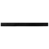 Spazzole per porte autoadesive 2 pcs Nero 100 cm