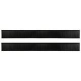 Spazzole per porte autoadesive 2 pcs Nero 100 cm