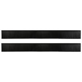 Spazzole per porte autoadesive 2 pcs Nero 100 cm
