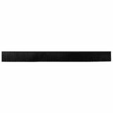 Spazzole per porte autoadesive 6 pcs Nero 100 cm