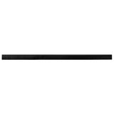 Spazzole per porte autoadesive 12 pcs Nero 100 cm