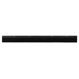 Spazzole per porte a vite 6 pcs Nero 100 cm Lega di alluminio
