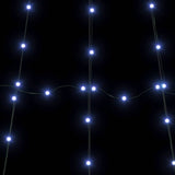 Albero di Natale LED con picchetti per il terreno Blu 180 cm