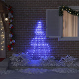 Albero di Natale LED con picchetti per il terreno Blu 180 cm