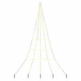 Albero di Natale LED con picchetti per il terreno Bianco caldo