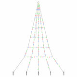 Albero di Natale LED con picchetti per il terreno Multicolore