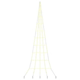 Albero di Natale LED con picchetti per il terreno Bianco caldo