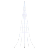 Albero di Natale LED con picchetti per il terreno Bianco freddo