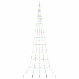 Albero di Natale LED con picchetti per il terreno Multicolore