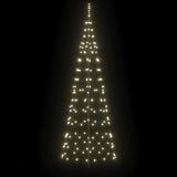 Albero di Natale LED con picchetti per il terreno Oro 250 cm