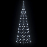 Albero di Natale LED con picchetti per il terreno Bianco freddo