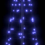 Albero di Natale LED con picchetti per il terreno Blu 250 cm