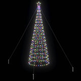 Albero di Natale LED con picchetti per il terreno Multicolore