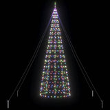 Albero di Natale LED con picchetti per il terreno Multicolore