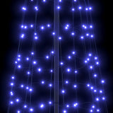 Albero di Natale LED con picchetti per il terreno Blu 400 cm
