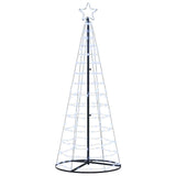 Albero di Natale LED con 390 LED Bianco freddo 250 cm Ferro