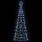 Albero di Natale LED con 390 LED Bianco freddo 250 cm Ferro