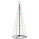 Albero di Natale LED con 390 LED Multicolore 250 cm Ferro