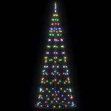 Albero di Natale LED con 390 LED Multicolore 250 cm Ferro
