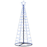 Albero di Natale LED con 390 LED con supporto Blu 250 cm Ferro