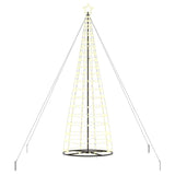 Albero di Natale LED con 800 LED Bianco caldo 400 cm Ferro