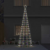 Albero di Natale LED con 800 LED Multicolore 400 cm Ferro