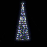 Albero di Natale LED con 800 LED Multicolore 400 cm Ferro