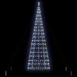 Albero di Natale LED con 800 LED Multicolore 400 cm Ferro