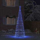 Albero di Natale LED con 800 LED con supporto Blu 400 cm Ferro