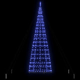 Albero di Natale LED con 800 LED con supporto Blu 400 cm Ferro
