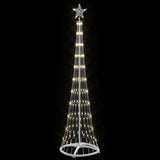 Albero di Natale LED Bianco caldo 51 x 51 x 190 cm Metallo