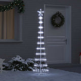 Albero di Natale LED Bianco freddo 51 x 51 x 190 cm Metallo