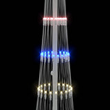 Albero di Natale LED Multicolore 51 x 51 x 190 cm Metallo