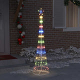 Albero di Natale LED Multicolore 51 x 51 x 190 cm Metallo
