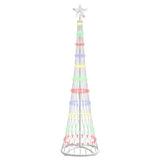 Albero di Natale LED Multicolore 51 x 51 x 190 cm Metallo