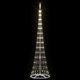Albero di Natale LED Bianco caldo 70 x 70 x 250 cm Metallo