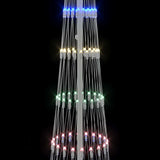 Albero di Natale LED Multicolore 70 x 70 x 250 cm Metallo