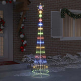 Albero di Natale LED Multicolore 70 x 70 x 250 cm Metallo