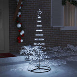 Albero di Natale LED Bianco freddo 71 x 71 x 184.5 cm Metallo