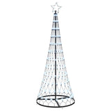 Albero di Natale LED Bianco freddo 71 x 71 x 184.5 cm Metallo