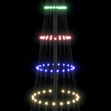 Albero di Natale LED Multicolore 71 x 71 x 184.5 cm Metallo